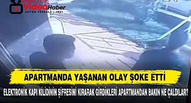 APARTMANDA YAŞANAN OLAY ŞOKE ETTİ