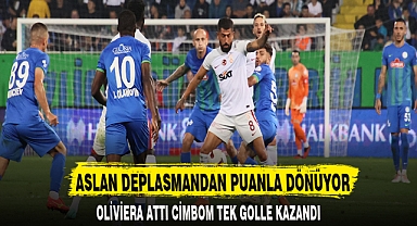 ASLAN DEPLASMANDAN PUANLA DÖNÜYOR