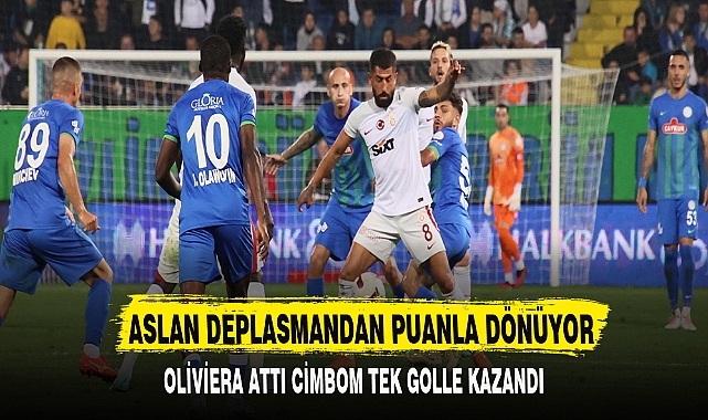 ASLAN DEPLASMANDAN PUANLA DÖNÜYOR