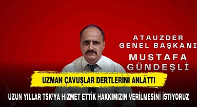 ATANAMAYAN UZMAN ÇAVUŞLARDAN SİTEM