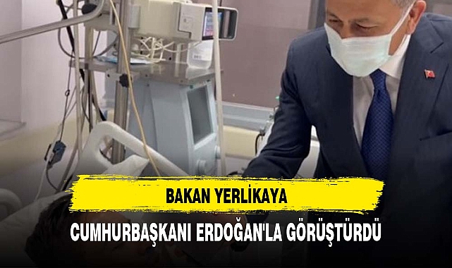 Bakan Yerlikaya, terör saldırısı sonrası yaralanan polis memurunu Cumhurbaşkanı Erdoğan'la görüştürdü