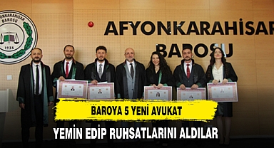 BAROYA 5 YENİ AVUKAT