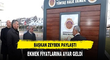 BAŞKAN ZEYBEK'TEN EKMEK AÇIKLAMASI