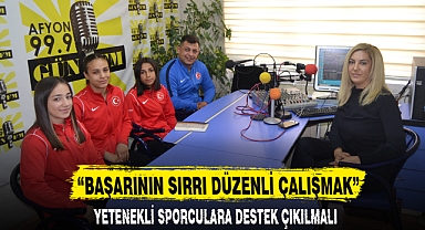 “BAŞARININ SIRRI DÜZENLİ ÇALIŞMAK”