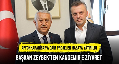 BAŞKAN ZEYBEK’TEN KANDEMİR’E ZİYARET