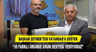 BAŞKAN ZEYBEK VATANDAŞIYLA BİREBİR İLGİLENİYOR