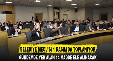 BELEDİYE MECLİSİ 1 KASIM'DA TOPLANIYOR