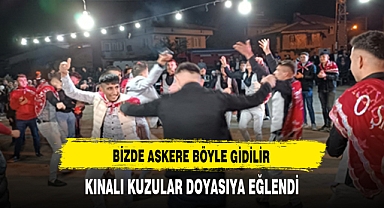 BİZDE ASKERE BÖYLE GİDİLİR