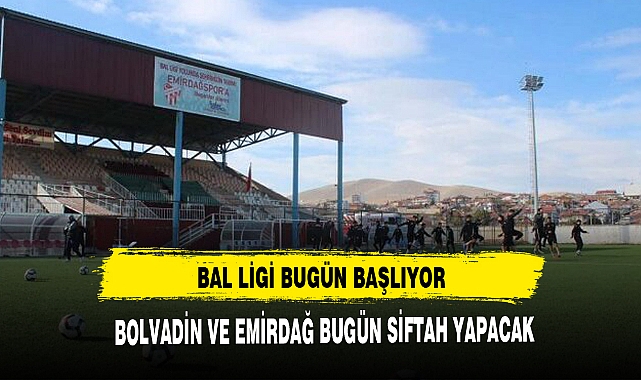 BOLVADİN - EMİRDAĞ MAÇI BUGÜN OYNANACAK
