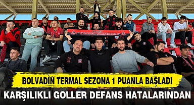 BOLVADİN TERMAL SEZONA 1 PUANLA BAŞLADI