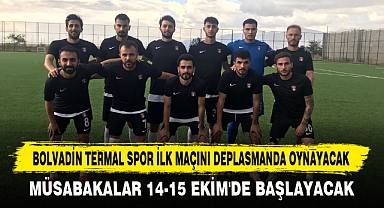 BOLVADİN TERMAL SPOR İLK MAÇINI DEPLASMANDA OYNAYACAK