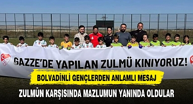 BOLVADİNLİ GENÇLERDEN ANLAMLI MESAJ