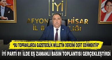 “BU TOPRAKLARDA GAZETECİLİK MİLLETİN DERDİNİ DERT EDİNMEKTİR”