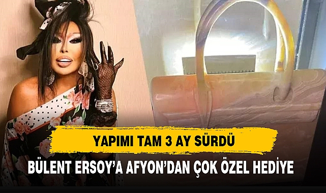 BÜLENT ERSOY’A AFYON’DA ÇOK ÖZEL HEDİYE