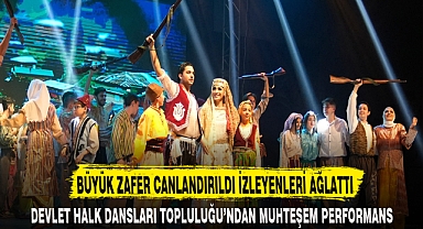 BÜYÜK ZAFER CANLANDIRILDI İZLEYENLERİ AĞLATTI