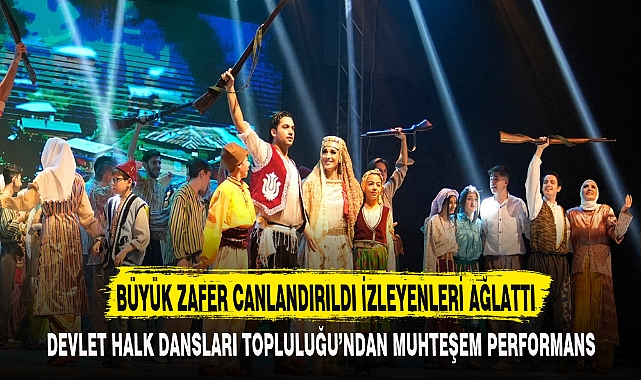 BÜYÜK ZAFER CANLANDIRILDI İZLEYENLERİ AĞLATTI