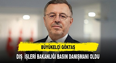 Büyükelçi Göktaş, Dışişleri Bakanlığı Basın Başdanışmanı oldu