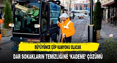 BÜYÜYÜNCE ÇÖP KAMYONU OLACAK