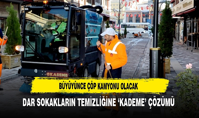 BÜYÜYÜNCE ÇÖP KAMYONU OLACAK