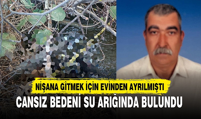 CANSIZ BEDENİ SU ARIĞINDA BULUNDU