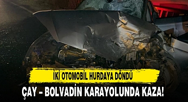 ÇAY – BOLVADİN KARAYOLUNDA KAZA!