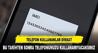 CEP TELEFONLARI KULLANANLARA KRİTİK UYARI GELDİ SON TARİH ........