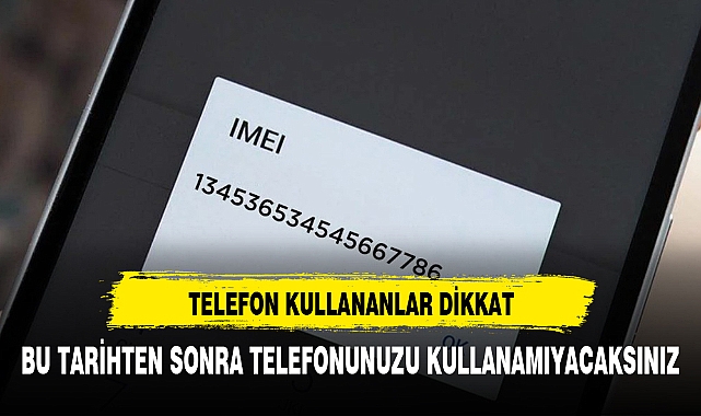 CEP TELEFONLARI KULLANANLARA KRİTİK UYARI GELDİ SON TARİH ........