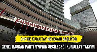 CHP'DE TAKVİM BELLİ OLDU