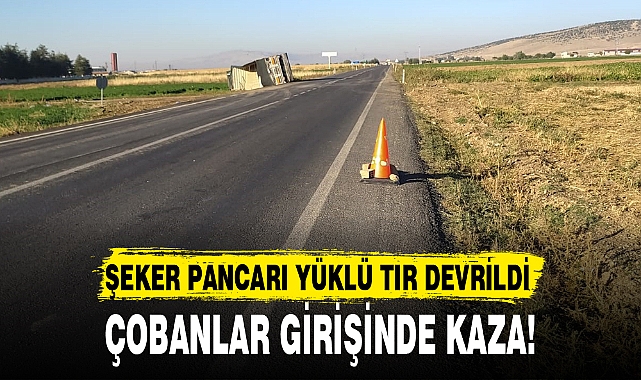 ÇOBANLAR GİRİŞİNDE KAZA!