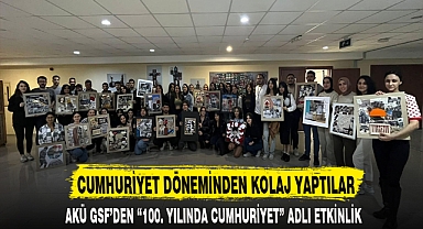 CUMHURİYET DÖNEMİNDEN KOLAJ YAPTILAR