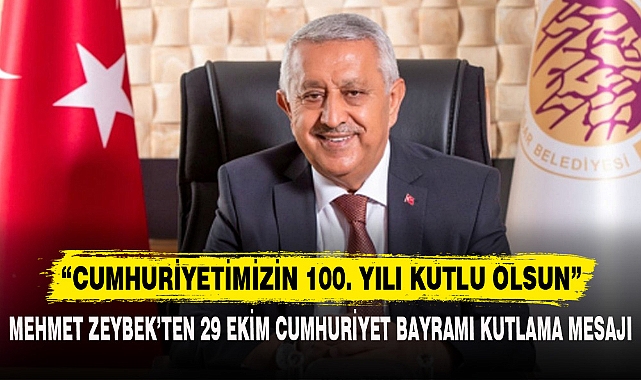 “CUMHURİYETİMİZİN 100. YILI KUTLU OLSUN”