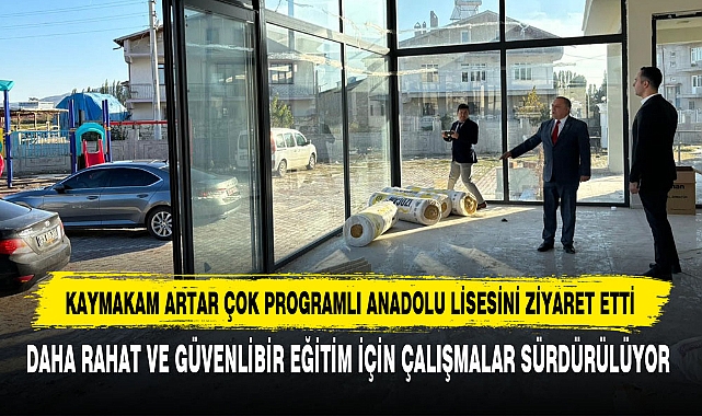 DAHA RAHAT VE GÜVENLİBİR EĞİTİM İÇİN ÇALIŞMALAR SÜRDÜRÜLÜYOR