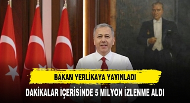 DAKİKALAR İÇİNDE 5 MİLYON İZLENME ALDI
