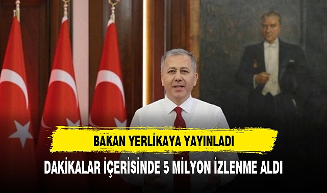 DAKİKALAR İÇİNDE 5 MİLYON İZLENME ALDI