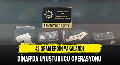 DİNAR’DA UYUŞTURUCU OPERASYONU
