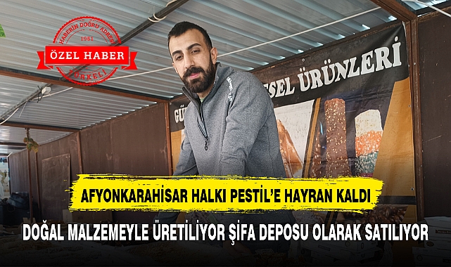 DOĞAL MALZEMEYLE ÜRETİLİYOR ŞİFA DEPOSU OLARAK SATILIYOR