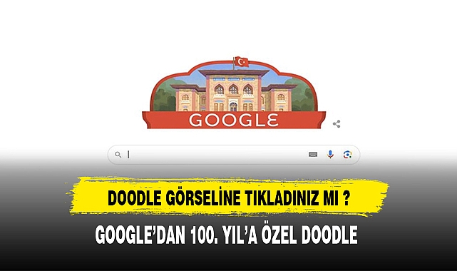 DOODLE GÖRSELİNE TIKLADINIZ MI ?