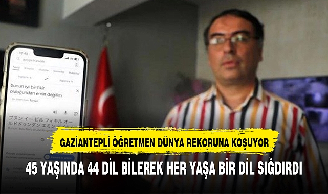 DÜNYA REKORUNA KOŞAN TÜRK ÖĞRETMEN