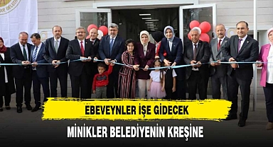 EBEVEYNLER İŞE GİDECEK MİNİKLER BELEDİYENİN KREŞİNE