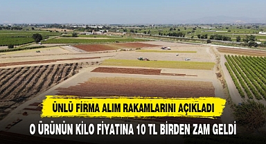 EGE'Lİ ÇİFTÇİLERE GÜZEL HABER TARİŞ O ÜRÜNÜN FİYATINA 10 TL BİRDEN ZAM YAPTI