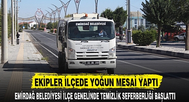 EKİPLER İLÇEDE YOĞUN MESAİ YAPTI