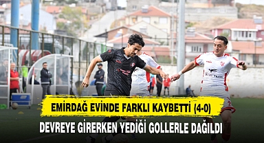 EMİRDAĞ EVİNDE FARKLI KAYBETTİ (4-0)