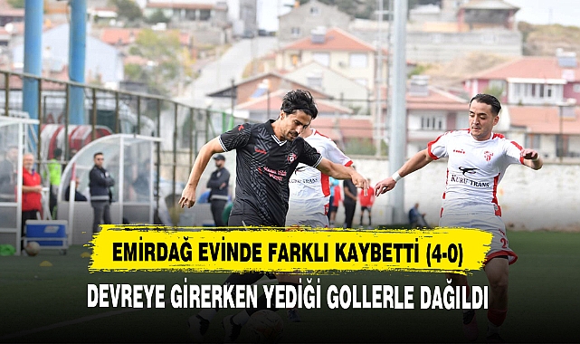 EMİRDAĞ EVİNDE FARKLI KAYBETTİ (4-0)