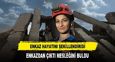 Enkaz altından kurtarılan Simge itfaiyeci oldu