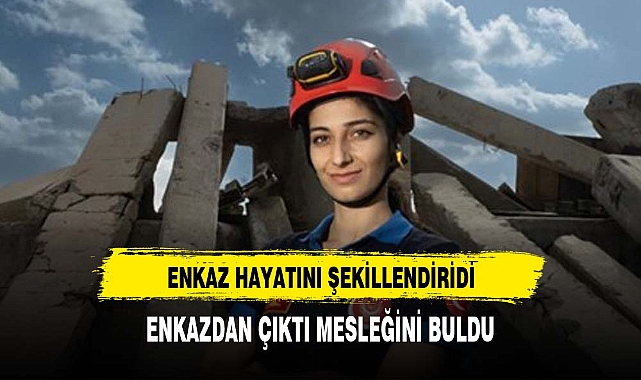 Enkaz altından kurtarılan Simge itfaiyeci oldu