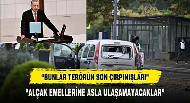 ERDOĞAN'DAN ANKARA SALDIRISI İLE İLGİLİ İLK AÇIKLAMA