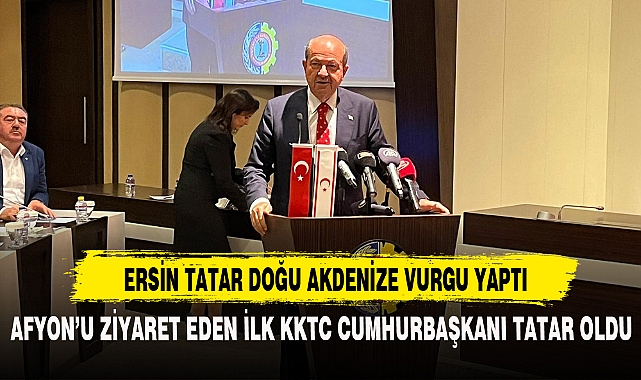 CUMHURBAŞKANI TATAR :"BİZLER KIBRIS OLARAK BÜYÜK MİLLETİN KOPMAZ BİR PARÇASIYIZ"