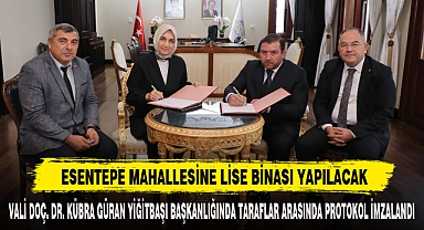 ESENTEPE MAHALLESİNE LİSE BİNASI YAPILACAK