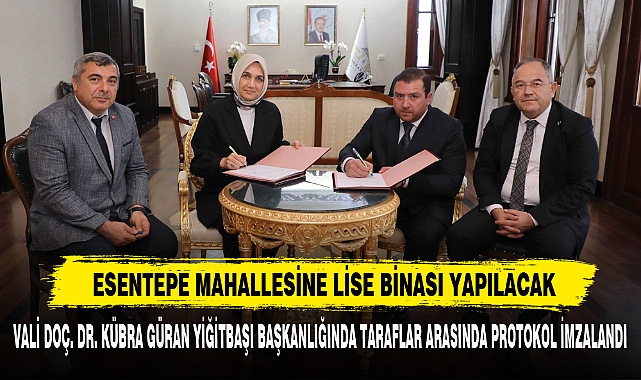 ESENTEPE MAHALLESİNE LİSE BİNASI YAPILACAK
