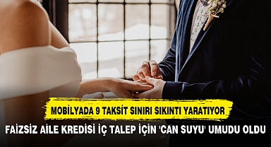 FAİZSİZ AİLE KREDİSİ İÇ TALEP İÇİN 'CAN SUYU' UMUDU OLDU